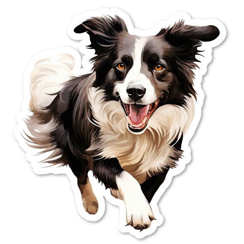 Adesivo vinile per cani - adesivo,