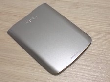 nuovo ORIGINALE Nokia E6 copri batteria ARGENTO posteriore posteriore E6-00