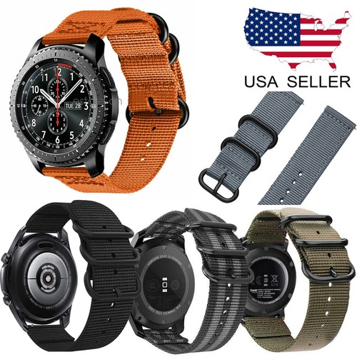 Soft woven nylon watch band - woven,