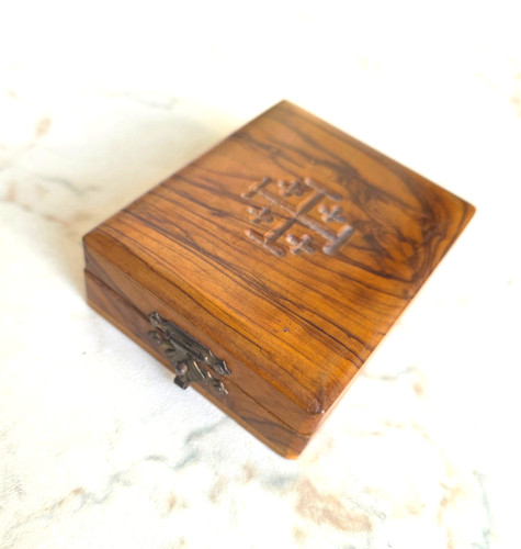 Antica scatola legno - scatola, in