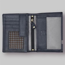 Portafoglio uomo RFID in pelle