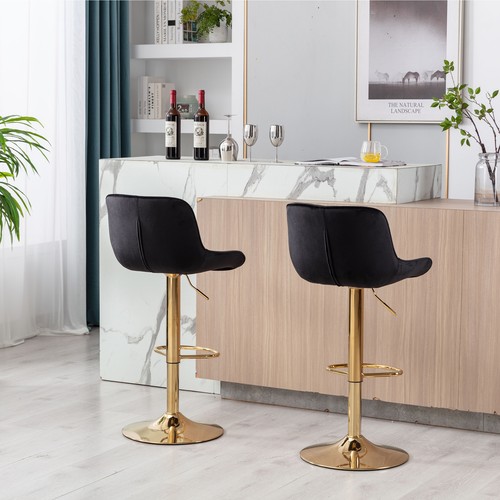 2set sgabelli bar velluto - sgabelli,