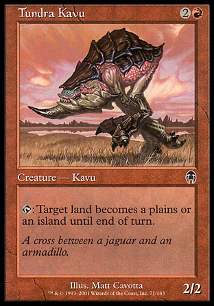 Magic mtg tundra - kavu, apo