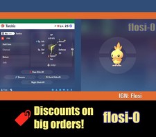 6IV Shiny Torchic Pokemon