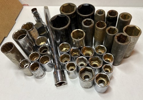 Lot assorted sockets - 36,