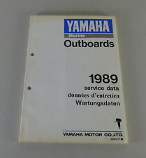 Dati Di Manutenzione Yamaha Motori Fuoribordo Aggiornati A Marzo 1989