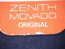 Orologio Zenith Steli di carica per diversi calibri di movimento. menù a tendina 