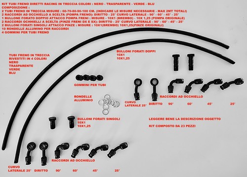 Kit tubi freno yamaha - freno, r6