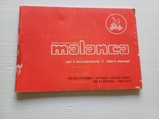 MALANCA 125 E2C Turismo- E2CS - E2C Sport - 150 GT - GTS manuale uso originale