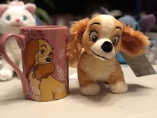 Disney store lady mug plush - disney,