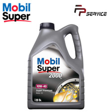 OLIO MOTORE MOBIL SUPER 2000 X1 10W40 SEMI SINTETICO ACEA A3/B3 MB VW 5 LITRI
