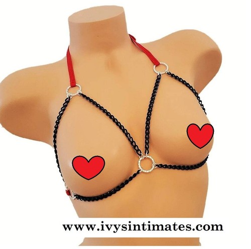 Reggiseno lingerie catena bdsm - lingerie,