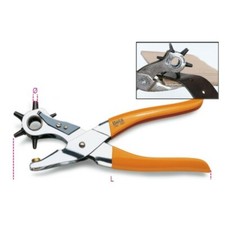 Pinza fustellatrice per cuoio