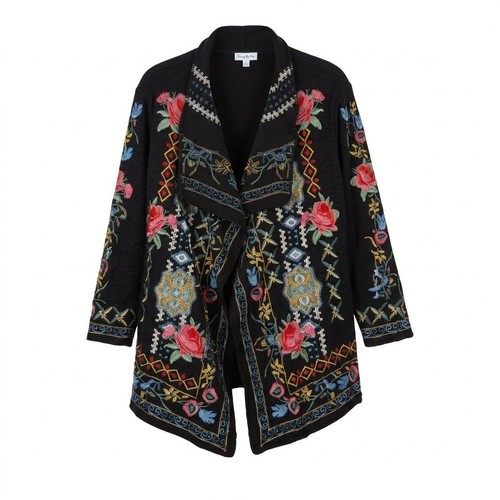 Cardigan floreale ricamato new - ricamato,