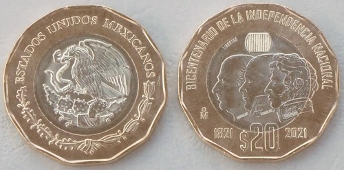 Messico pesos moneta - 20,