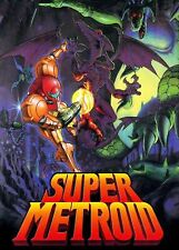 Poster Super Metroid Samus SNES
