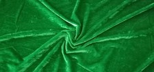 Tessuto tunica verde velluto