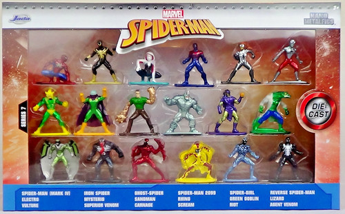 Spiderman nano metalfigs - spiderman,