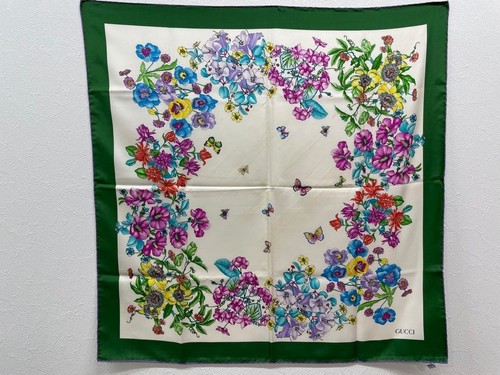 Sciarpa gucci seta quadrata - gucci,