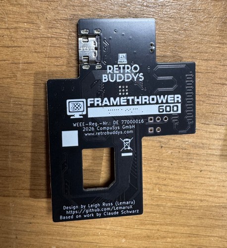 Amiga 600 framethrower - amiga,
