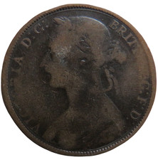 Moneta da un penny 1892 Regina