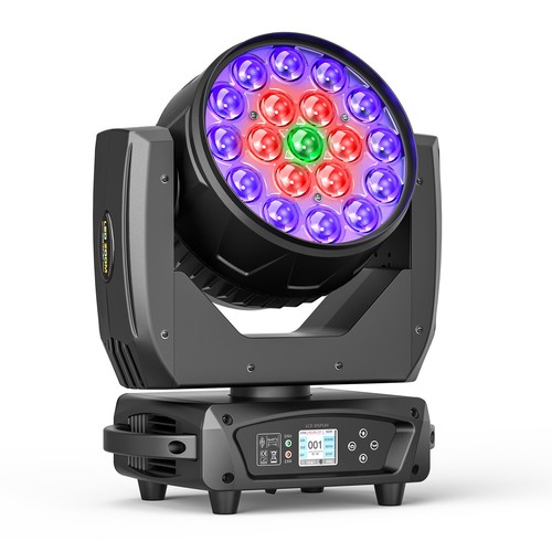 King 19x20w rgbw led testa - u'king,