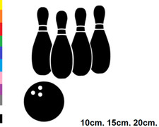 Adesivo bowling tiro cono