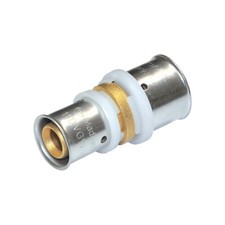 Comisa Raccordo a Pressare Diritto Ridotto Ø 14 - 16 Tubo Multistrato Manicotto