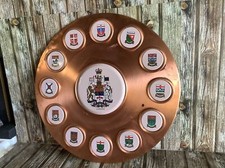 CANADIAN SOUVENIR BRASS WALL