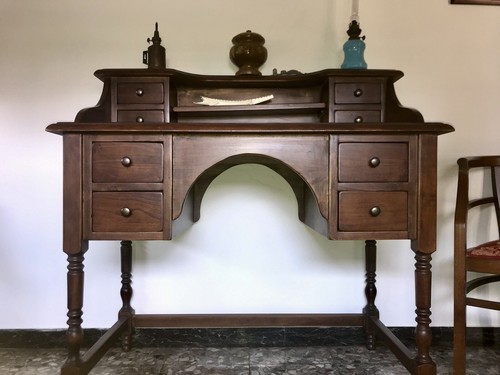 Scrittoio legno con - in,