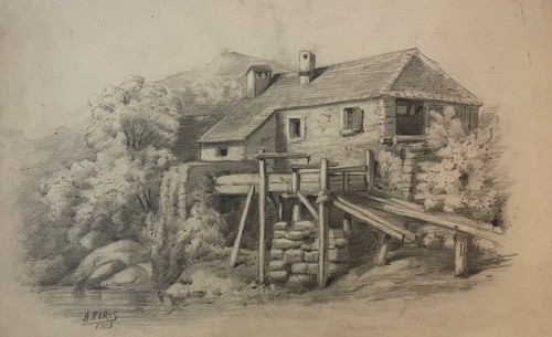 Mulino tavole jura disegno - mulino,