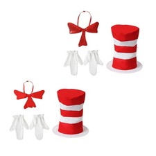 Cappello gatto rosso bianco - da,