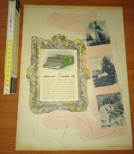 Pubblicità olivetti studio - olivetti,
