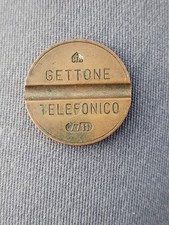 gettone telefonico vintage con errore di conio sulla battitura 77 n moneta 7711