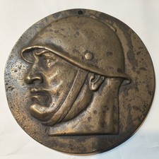 Bronzo bassorilievo mussolini - bronzo,