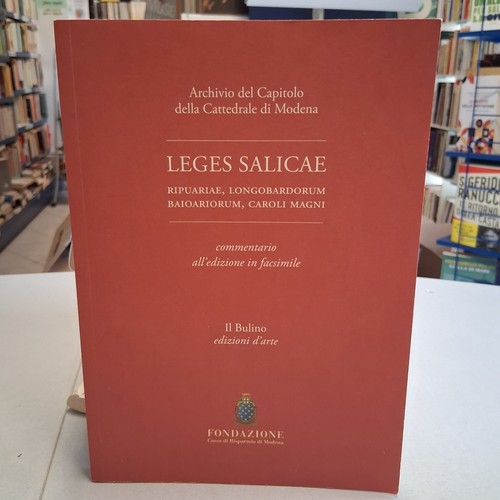 Leges salicae commentario - salicae,