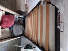 letto singolo contenitore rete a toghe materasso memory