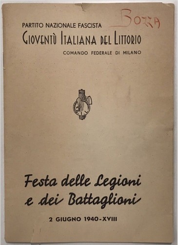 Gioventù italiana del - gioventÙ,