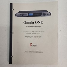 Omnia ONE Processore Audio