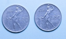 REPUBBLICA ITALIANA COPPIA 50