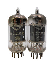 Coppia Valvole Mullard ECC82