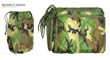 US Army Poncho Liner Woobie Quilted Blanket NEW Woodland Camo With Stuff Sack 