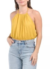 ZARA women’s Cropped Halter