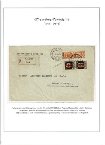 1944 rsi italia affrancatura - 1944,