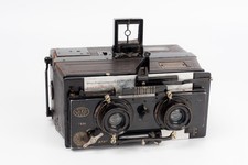 L. Gaumont  Stereo Spido and Panoramic camera  6x13cm -Lacour Berthiot Perigraph