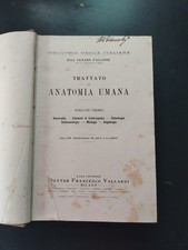 3 Volumi Illustrati Trattato Di Anatomia Umana Prof Cesare Falcone 