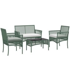 Set Da Giardino In Rattan Da 4
