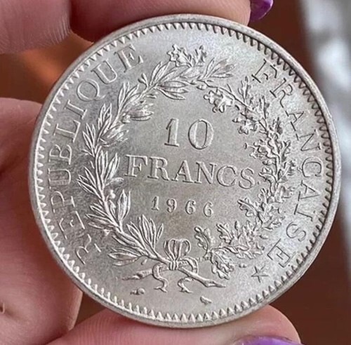 Francia franchi 1966 - francia, 10