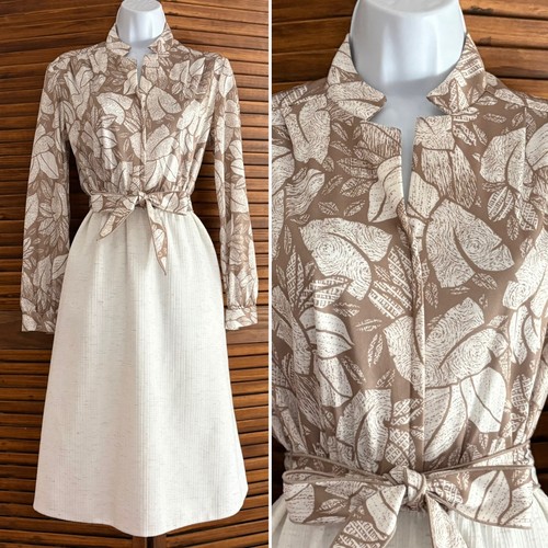 Abito camicia stampa - , botanica