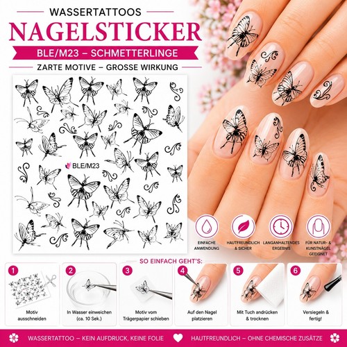 Adesivo per unghie tatuaggio